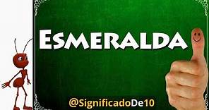 Significado del nombre Esmeralda 【Significado de los Nombres】
