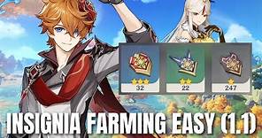 Easy Recruit Insignia Farming!! (1.1) | Genshin Impact Guide