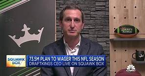 DraftKings CEO Jason Robins on NFL sports betting: This a big day and weekend for us