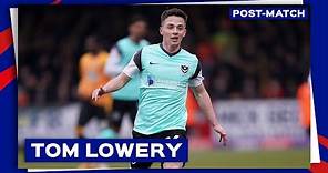 Tom Lowery post-match | Cambridge United 0-1 Pompey