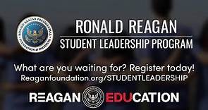 The Ronald Reagan Student Leadership Program 2024