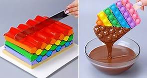 Satisfying Rainbow Cake Decorating For Everyone | Most Beautfiul Cake And Dessert Video