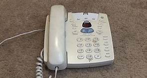 General Electric 29870GE1-A Corded Telephone with Digital Answering System | Initial Checkout