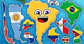 Countries and Capital Cities of South America & The World!