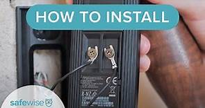 Easy Ring Doorbell Installation | Hardwiring a Ring Pro 2