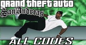 GTA San Andreas - ALL CHEATS + Demonstration [PC/PS2/PS3/Xbox/Xbox360]