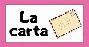 LA CARTA y sus partes ✉️ | Video educativo 🤓👩‍🏫