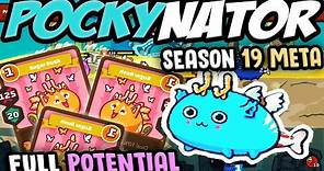 Top rank Season 19 Pocky Aqua build - Axie infinity
