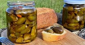 Italian OLIVES homemade original recipe - Best Way to Preserve Olive at Home