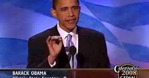 C-SPAN: Barack Obama Speech at 2004 DNC Convention