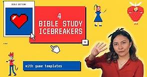TOP ONLINE ICEBREAKERS BIBLE EDITION | ZOOM or Face to Face Church Bible Study Games
