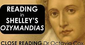 Percy Bysshe Shelley OZYMANDIAS poem analysis—Reading, Telling & Interpreting—Romanticism Literature