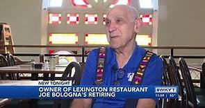 WATCH | Joe Bologna to hang up his apron after 51 years serving Lexington