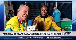 Tatiana Rentería -Plata en Lucha 62 Kg. Juegos Panamericanos Chile 2023.