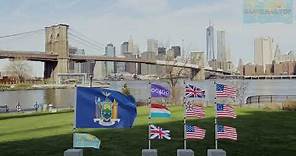 Himno y banderas de Nueva York (EE.UU.) | New York (U.S.A.) flags and anthem