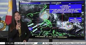 WATCH: PAGASA gives updates on Typhoon 'Egay' - July 26, 2023 (5pm bulletin) | ANC