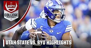 Utah State Aggies vs. BYU Cougars | Full Game Highlights