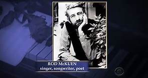 Rod McKuen featured in 57th Annual Grammy's "In Memoriam" - 2015