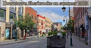 Sherbrooke Downtown in Sherbrooke Quebec Canada on Summer 2023 #canada #quebec #sherbrooke
