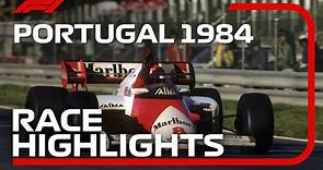 1984 Portuguese Grand Prix: Race Highlights | DHL F1 Classics