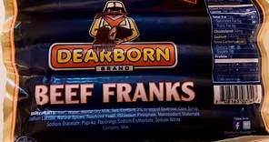 Dearborn Hot Dog Review | Beef Franks | Dearborn Brand Michigan