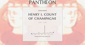 Henry I, Count of Champagne Biography - Count of Champagne from 1152 to 1181
