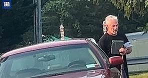 Former Suffolk County Police Chief James Burke is spotted