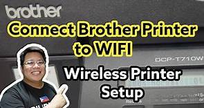How to connect Brother Printer DCP-T710W to WIFI | Wireless Printer Setup | Genesis Mercado M.D.
