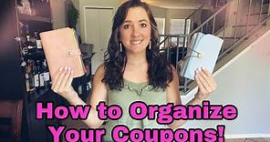 How to Organize Your Coupons!