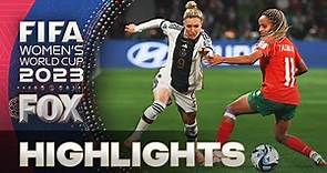 Germany vs. Morocco Highlights | 2023 FIFA Women's World Cup
