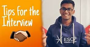 Admission Interview at ESCP Business School | My Experience