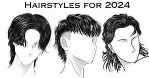 Top 5 Trending Men's Hairstyles for 2024.