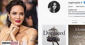 Angelina Jolie BREAKS Instagram Debut Record & Posts Powerful Message