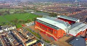 Liverpool Anfield Stadium To Goodison Park By Drone