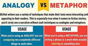 Analogy vs. Metaphor: How to Spot Metaphor vs. Analogy with Useful Examples • 7ESL