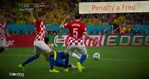 Brasil vs Croacia - Penalty a Fred