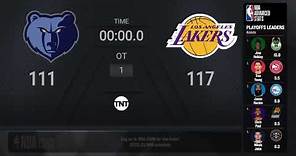 Grizzlies @ Lakers | Game 4 Live Scoreboard | #NBAPlayoffs Presented by Google Pixel