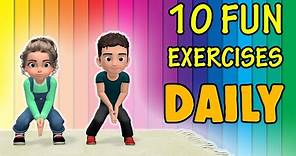 10 Fun Daily Exercise For Kids To Do At Home