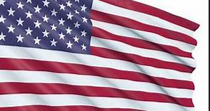 Bandera de EUA - USA Flag 3D Animada Gratis LOOP