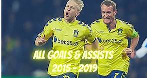 Johan Larsson | All Goals & Assists for Brøndby IF | 2015 - 2019 | HD