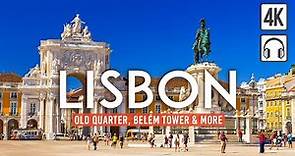 Lisbon 4K Walking Tour (Portugal) - 3h Tour with Captions & Immersive Sound [4K Ultra HD/60fps]