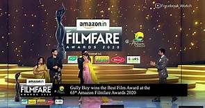 Gully Boy wins the Best Film Award at the 65th Amazon Filmfare Awards 2020