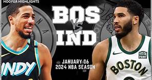 Boston Celtics vs Indiana Pacers Full Game Highlights | Jan 6 | 2024 NBA Season