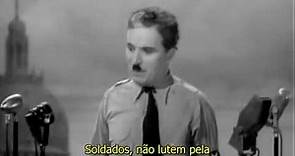 Charles Chaplin - O Grande Ditador - Discurso final (Legendado)