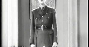Video : l'appel à la Résistance du 18 juin 1940 du général de Gaulle