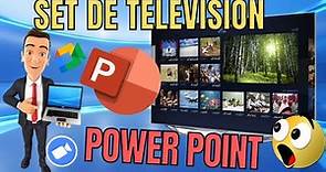 POWER POINT INTERACTIVO AVANZADO // EFECTO SET DE TELEVISIÓN// SUPER FACIL