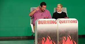 Adam Sandler Answers Ellen's 'Burning Questions'