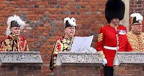 La ceremonia de proclamación del rey Carlos III que fue televisada por primera vez en la historia