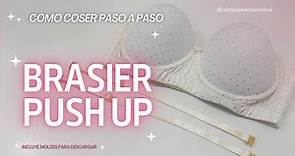 CÓMO COSER UN BRASIER PUSH UP - DIY - MOLDES GRATIS