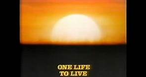 ONE LIFE TO LIVE (1975-80 Opening Sequence)